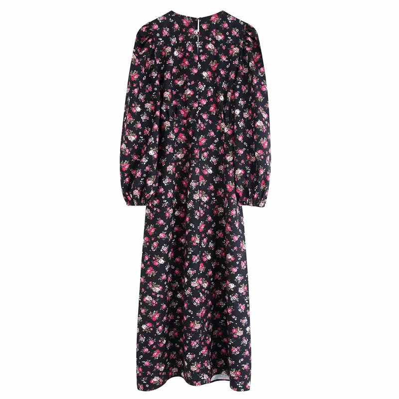 2021 New Spring Summer Casual Long Sleeve O Neck Waist Print Dress For Ladies Fashion Small Floral Midi Long Dresses Female
2021 New Spring Summer Casual Long Sleeve O Neck Waist Print Dress For Ladies Fashion Small Floral Midi Long Dresses Female