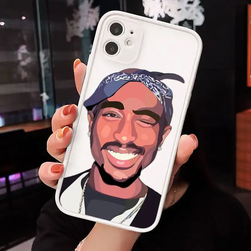 Rapper 2pac high quality Phone Cases matte transparent For iphone 7 8 11 12 plus mini x xs xr pro max cover
Rapper 2pac high quality Phone Cases matte transparent For iphone 7 8 11 12 plus mini x xs xr pro max cover