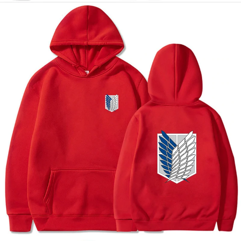 2021 European and American fashion attack giant long-sleeved hooded sweatshirt, loose pullover, unisex clothing
2021 European and American fashion attack giant long-sleeved hooded sweatshirt, loose pullover, unisex clothing