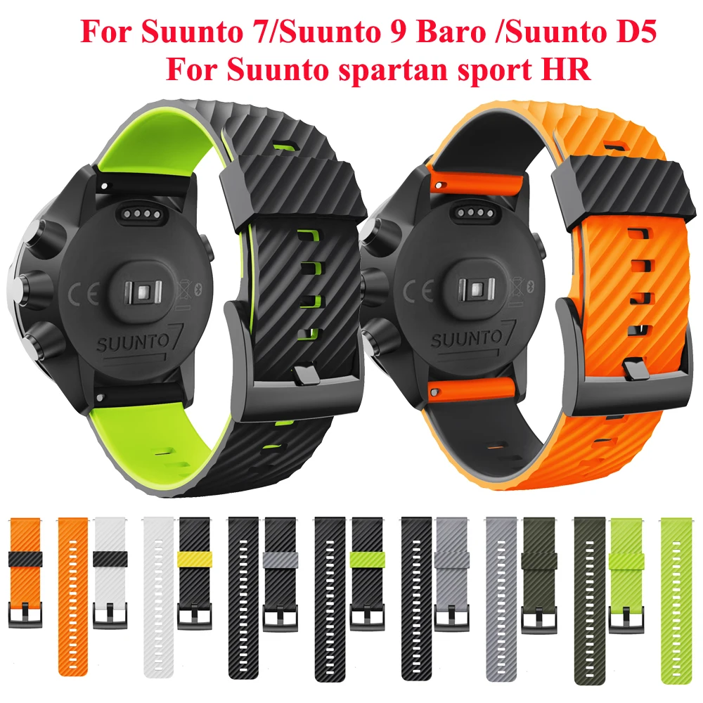 Silicone Replacement Watch Band Wrist Strap Bracelet for Suunto 7 D5 Suunto Spartan Sport Wrist HR Smartwatch for Suunto 9 Baro
Silicone Replacement Watch Band Wrist Strap Bracelet for Suunto 7 D5 Suunto Spartan Sport Wrist HR Smartwatch for Suunto 9 Baro