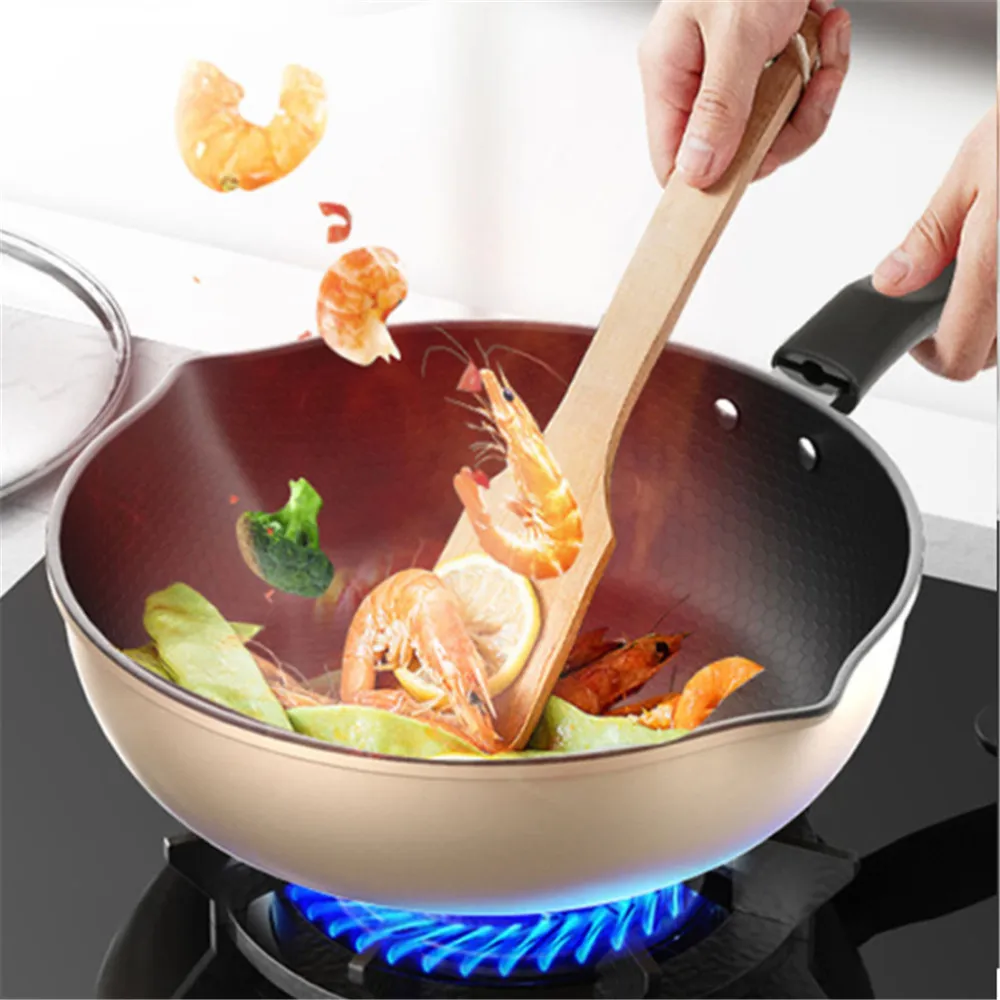 Saucepan Frying Pan Nonstick Pans Skillet Durable Non-stick Pan Frying Pans Induction Cooker Wok Pan Stainless Steel Pancake Pan
Saucepan Frying Pan Nonstick Pans Skillet Durable Non-stick Pan Frying Pans Induction Cooker Wok Pan Stainless Steel Pancake Pan