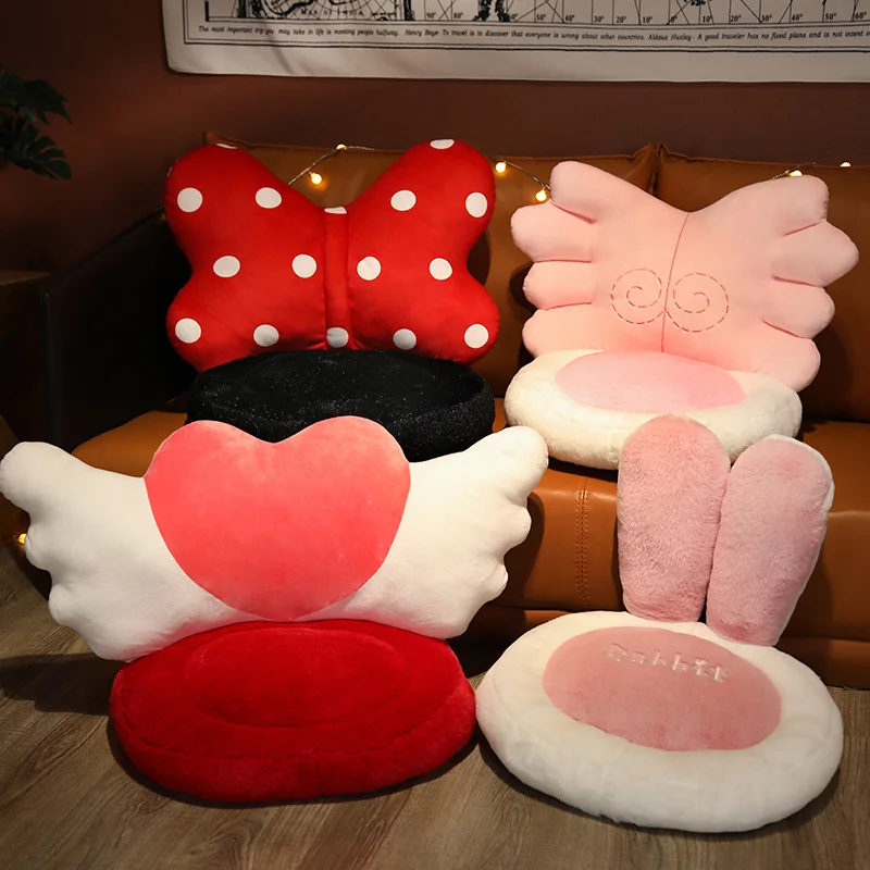 Soft Rabbit Love Bow-knot Pillow Animal Seat Cushion Stuffed Plush Sofa Indoor Floor Home Chair Decor Winter Children Girls Gift
Soft Rabbit Love Bow-knot Pillow Animal Seat Cushion Stuffed Plush Sofa Indoor Floor Home Chair Decor Winter Children Girls Gift
