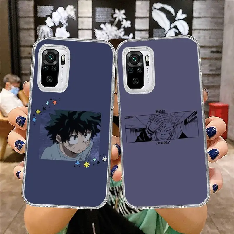 my hero academia Bakugou Katsuki Phone Case for xiaomi 11 redmi note 10 9 8 7 pro lite T A S 10T 9S 8T pro 4G transparent coque
my hero academia Bakugou Katsuki Phone Case for xiaomi 11 redmi note 10 9 8 7 pro lite T A S 10T 9S 8T pro 4G transparent coque