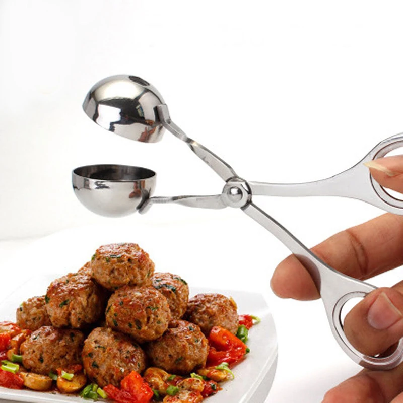 Kitchen Convenient Meatball Maker Stainless Steel Stuffed Meatball Clip DIY Fish Meat Rice Ball Maker Meatball Mold Tools
Kitchen Convenient Meatball Maker Stainless Steel Stuffed Meatball Clip DIY Fish Meat Rice Ball Maker Meatball Mold Tools