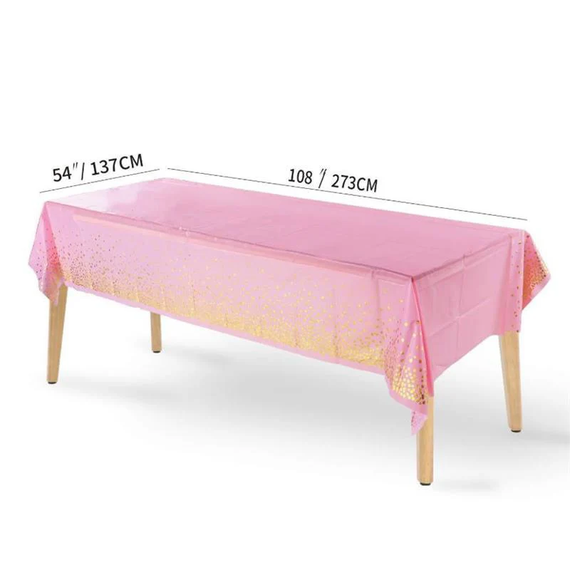Plastic Tablecloth Dots Solid Color Hotel Picnic Table Rectangular Covers Wedding Event Party Cover Tea Table Cloth Decoration
Plastic Tablecloth Dots Solid Color Hotel Picnic Table Rectangular Covers Wedding Event Party Cover Tea Table Cloth Decoration