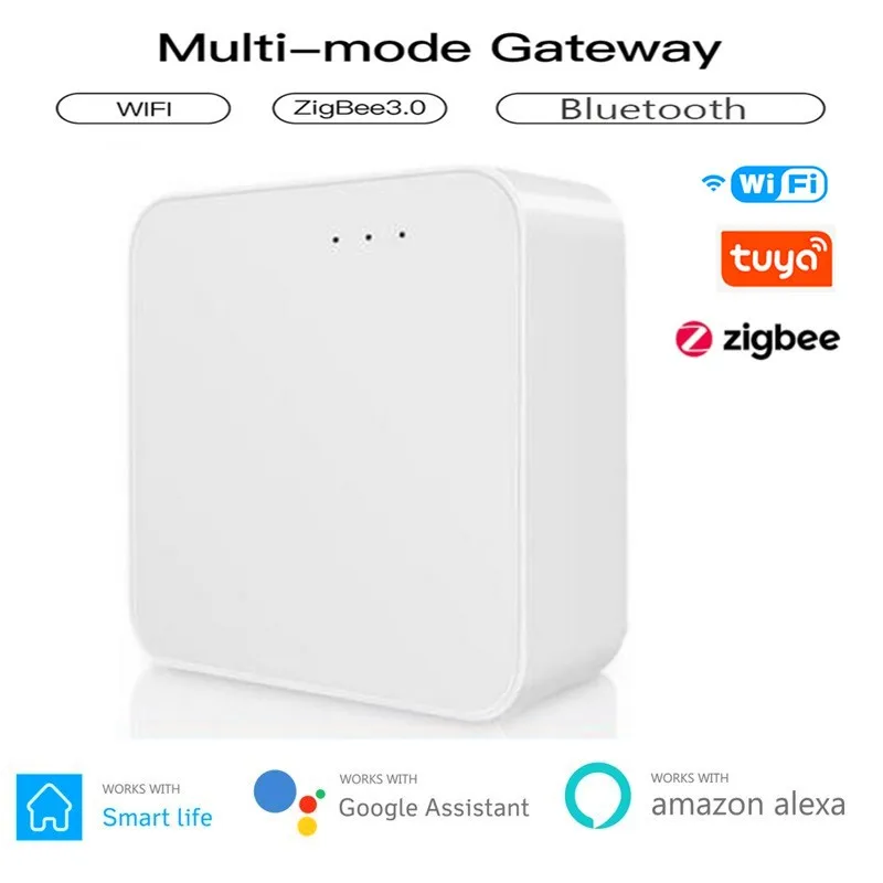 Tuya Multi-mode Smart Gateway Zigbee 3.0 Wifi Bluetooth Mesh Smart Home Bridge Intelligent Hub Controller Via Alexa Google Home
Tuya Multi-mode Smart Gateway Zigbee 3.0 Wifi Bluetooth Mesh Smart Home Bridge Intelligent Hub Controller Via Alexa Google Home