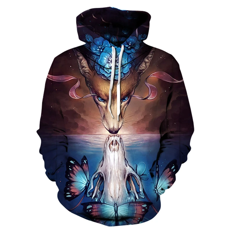 Sika deer pattern printing men's 3D hoodie long-sleeved hooded autumn sweatshirt Galaxy streetwear men's brand
Sika deer pattern printing men's 3D hoodie long-sleeved hooded autumn sweatshirt Galaxy streetwear men's brand