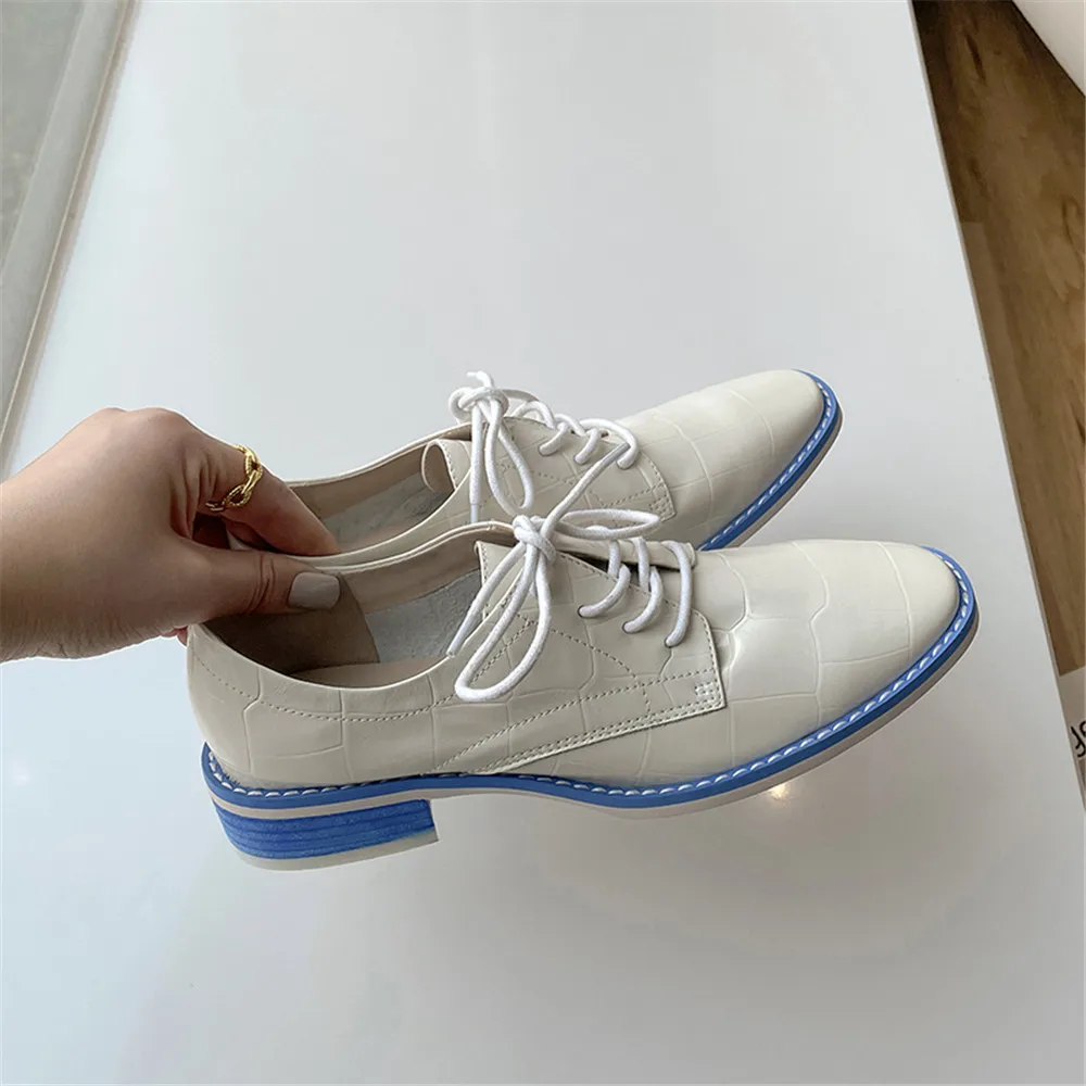 MILI-MIYA Brand Design Women Genuine Lather Lace Up Pumps Round Toe Low Thick Heels Office Career Shoes Handmade For Ladies
MILI-MIYA Brand Design Women Genuine Lather Lace Up Pumps Round Toe Low Thick Heels Office Career Shoes Handmade For Ladies