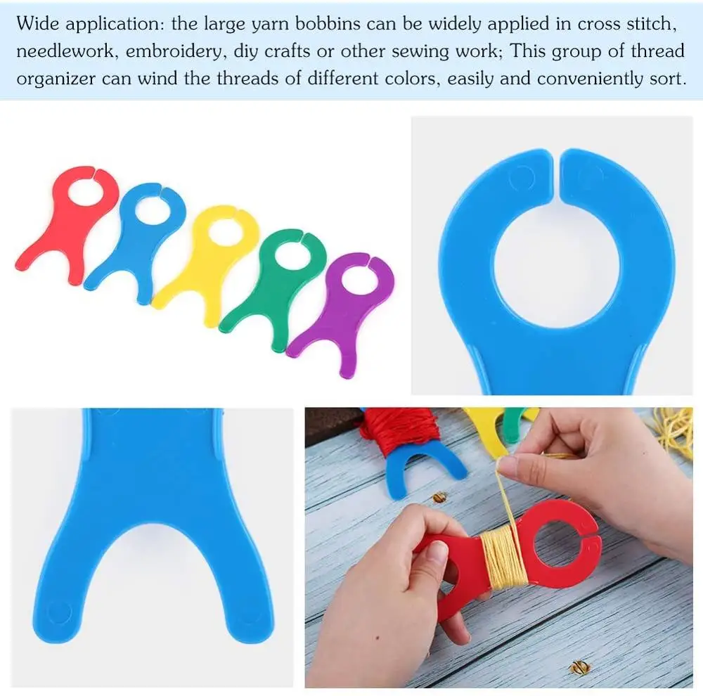 Imzay 5 PCS Floss Bobbin, Plastic Sewing Thread Winding Plate Board Card For Cross Stitch Embroidery Thread Bobbins Organizer
Imzay 5 PCS Floss Bobbin, Plastic Sewing Thread Winding Plate Board Card For Cross Stitch Embroidery Thread Bobbins Organizer
