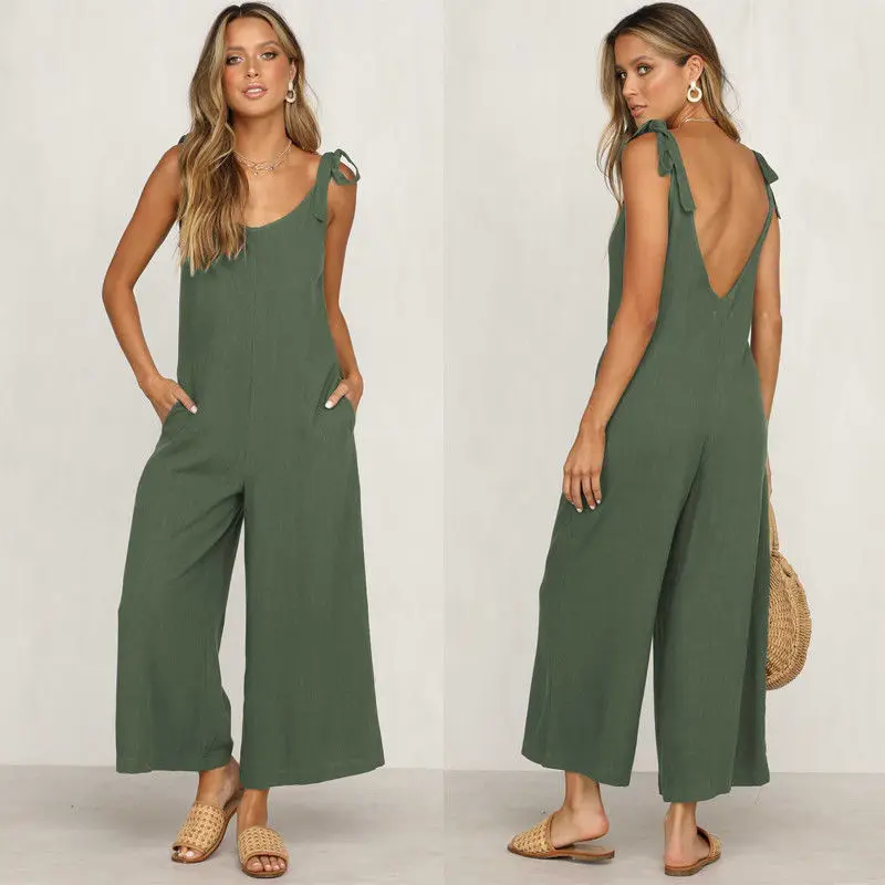 Kayotuas Women Jumpsuit Rompers 2022 Summer New Ladies Casual Clothes Loose Sleeveless Backless Playsuit Trousers Overalls
Kayotuas Women Jumpsuit Rompers 2022 Summer New Ladies Casual Clothes Loose Sleeveless Backless Playsuit Trousers Overalls