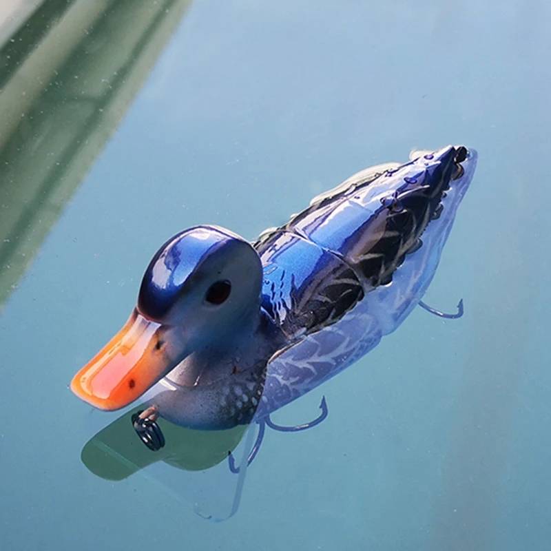 1Pc 7Cm Fishing Lures Bait Floating 3D Topwater Duck Swimbait with Hooks Multi 2 Section Jointed Bass Crankbaits Lure A | Спорт и