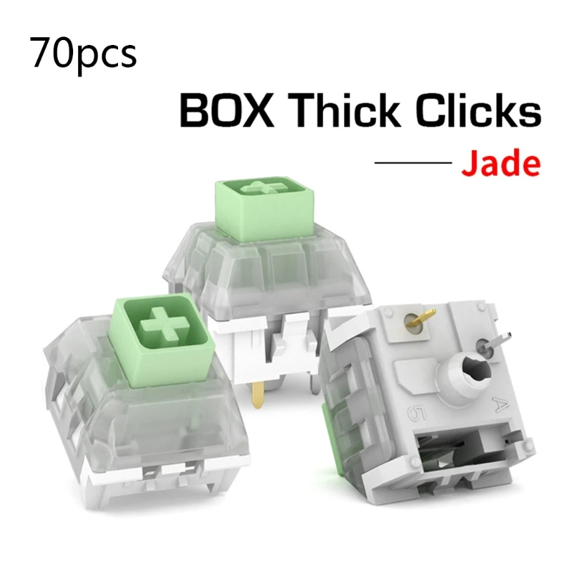 Kailh Box Thick Click Navy Blue Jade Switches RGB SMD 3pin Switch IP56Waterproof D7YC
Kailh Box Thick Click Navy Blue Jade Switches RGB SMD 3pin Switch IP56Waterproof D7YC