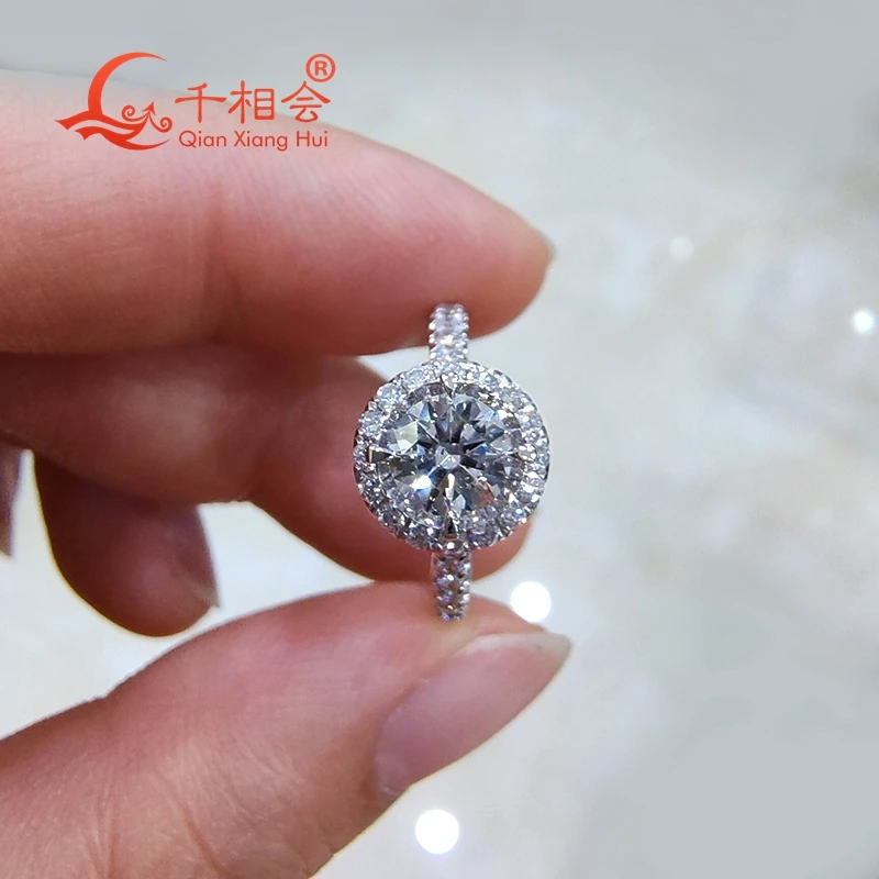 10k 14k 18k Белое Золото 0.5ct круглый DF si лаборатория создан HPHT алмаз с мелем hpht вокруг кольца ювелирные изделия кольца обручальные
10k 14k 18k Белое Золото 0.5ct круглый DF si лаборатория создан HPHT алмаз с мелем hpht вокруг кольца ювелирные изделия кольца обручальные
