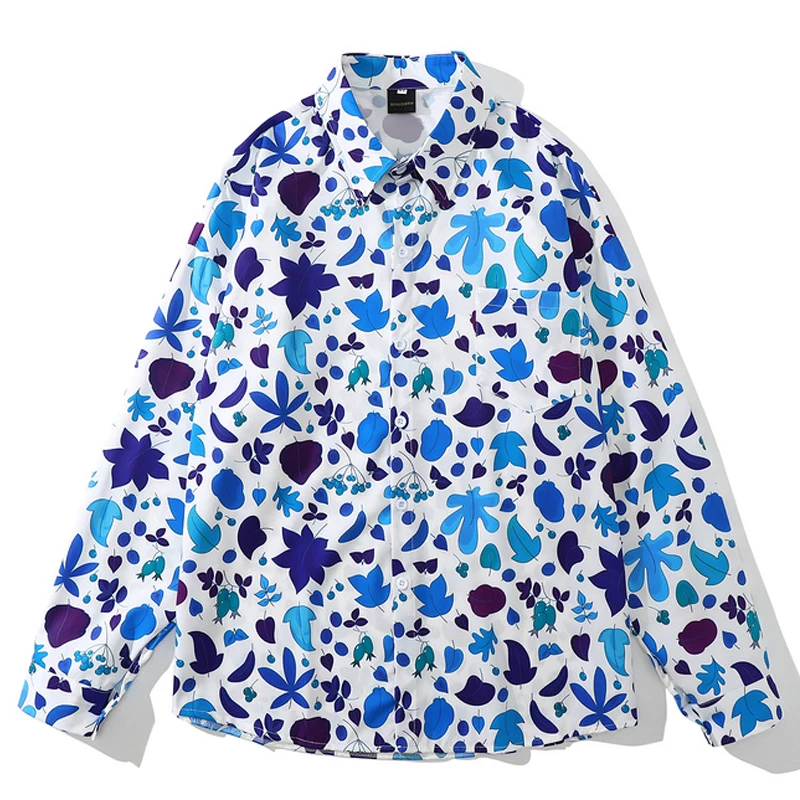 Men's Full Leaf Print Hawaii Shirts Female Harajuku Button Shirts Streetwear Autumn Long Sleeve Oversize Blouse camisa masculina
Men's Full Leaf Print Hawaii Shirts Female Harajuku Button Shirts Streetwear Autumn Long Sleeve Oversize Blouse camisa masculina