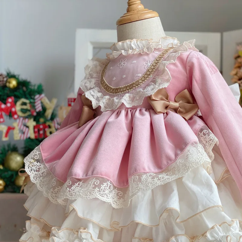 Baby Clothes Gown Robe Palace Style Lace Sweet Cute Princess Dress Birthday Spanish Girl Lolita Long-sleeved Puffy Cake Costume
Baby Clothes Gown Robe Palace Style Lace Sweet Cute Princess Dress Birthday Spanish Girl Lolita Long-sleeved Puffy Cake Costume
