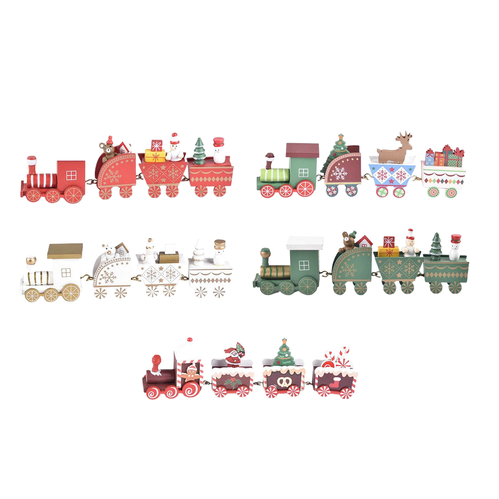 4x Christmas Train Wood for Home Xmas Tree Holiday Party Christmas Decoration Kid Toys Gift New Year Ornament
4x Christmas Train Wood for Home Xmas Tree Holiday Party Christmas Decoration Kid Toys Gift New Year Ornament
