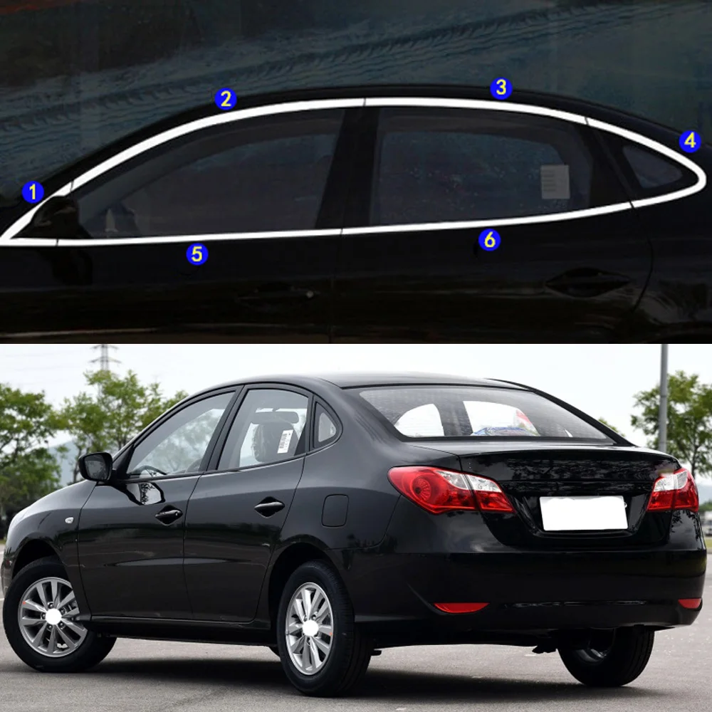 For Hyundai Elantra 2011 2012 2013 2014 2015 2016 Car Styling Sticker Garnish Pillar Window Middle Strip Trim Frame Hoods Parts
For Hyundai Elantra 2011 2012 2013 2014 2015 2016 Car Styling Sticker Garnish Pillar Window Middle Strip Trim Frame Hoods Parts