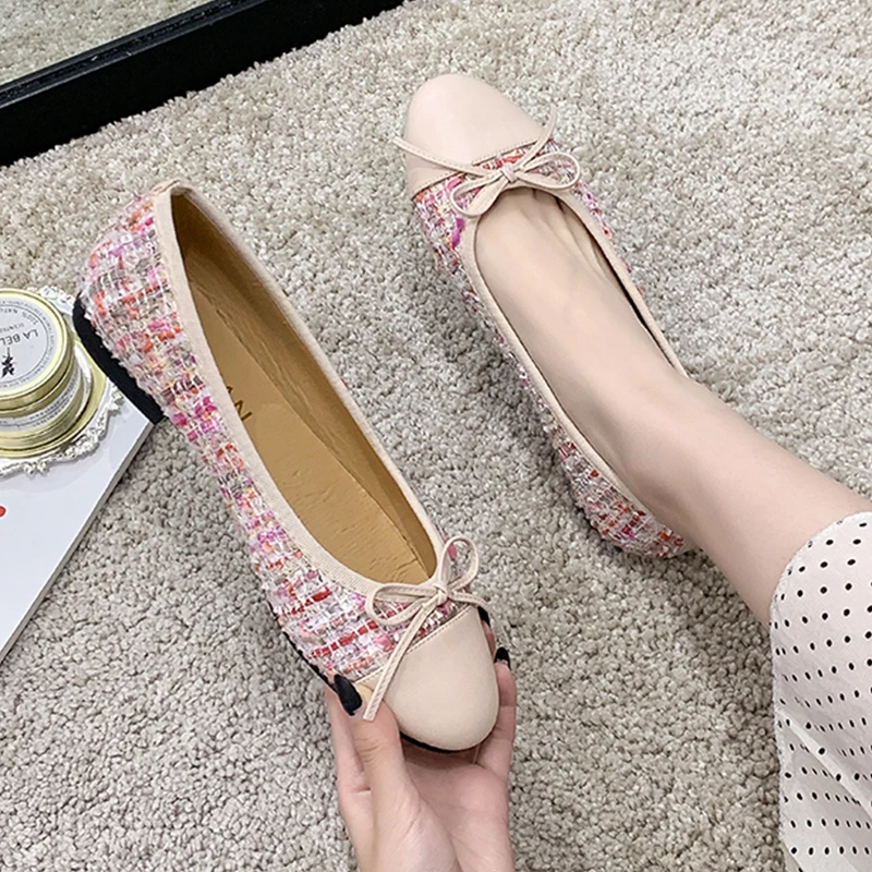 Brand Moccasins butterfly-knot shallow roll-up shoes women patchwork zapatos de mujer slip on soft bottom ballet flats woman2020
Brand Moccasins butterfly-knot shallow roll-up shoes women patchwork zapatos de mujer slip on soft bottom ballet flats woman2020