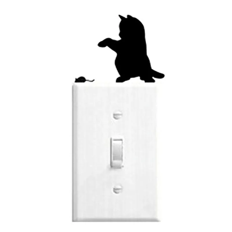 DIY Funny Cute Black Cat 3D Cartoon Animls Switch Sticker Decal Wall Stickers Home Decals GJJJTZ843 
DIY Funny Cute Black Cat 3D Cartoon Animls Switch Sticker Decal Wall Stickers Home Decals GJJJTZ843