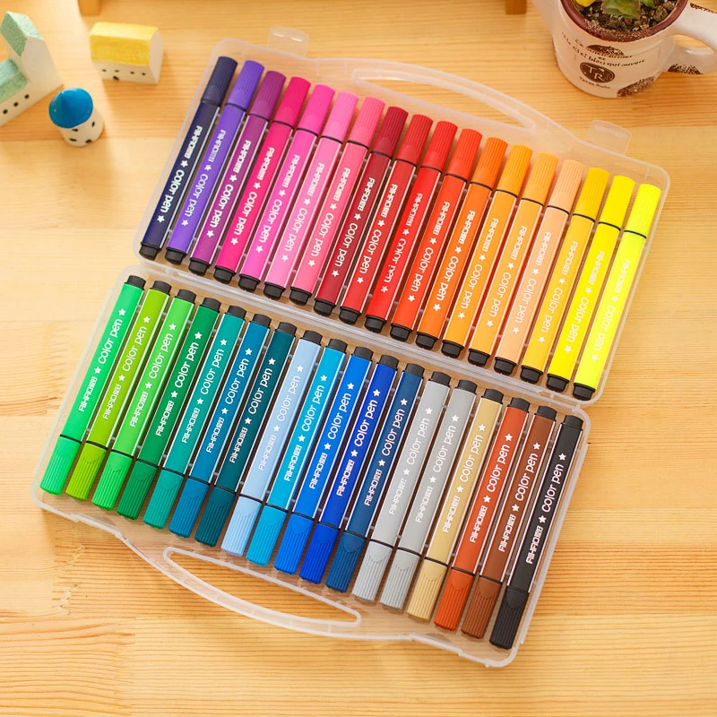 Colorful Pen Art Marker Drawing Set Colors Children Watercolor Pen Safe Non-toxic Water Washing Graffiti Friendly Environmental
Colorful Pen Art Marker Drawing Set Colors Children Watercolor Pen Safe Non-toxic Water Washing Graffiti Friendly Environmental