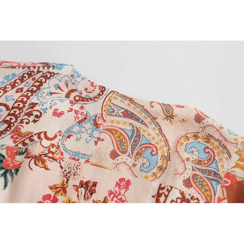 2021 Summer Blouse Women Printed Sashes Half Sleeves Kimono Style Blouse Chic Lady Fashion Casual Shirts Women
2021 Summer Blouse Women Printed Sashes Half Sleeves Kimono Style Blouse Chic Lady Fashion Casual Shirts Women