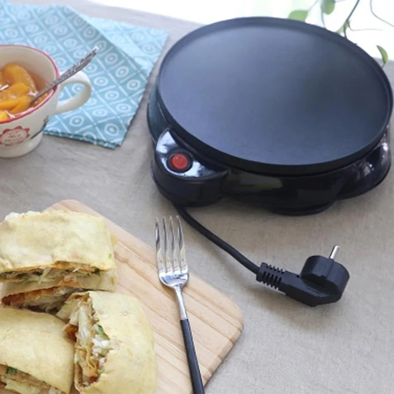 220V Electric Crepe Maker Machine Pancake Pan Non-Stick Griddle Baking Pan Cake Machine Kitchen Cooking Pan Pie Frying
220V Electric Crepe Maker Machine Pancake Pan Non-Stick Griddle Baking Pan Cake Machine Kitchen Cooking Pan Pie Frying