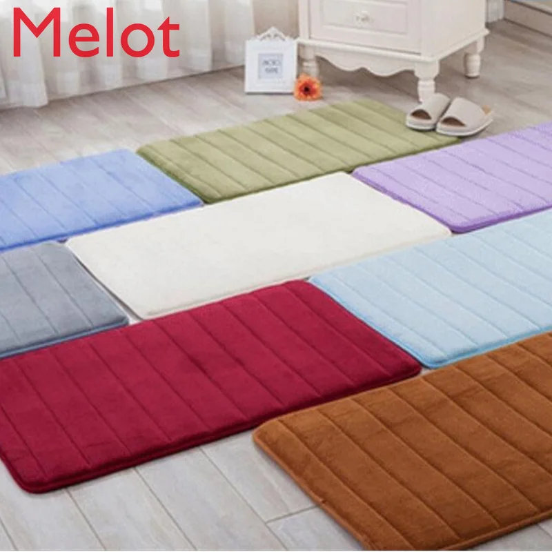 Bathroom Non-Slip Mat Super Absorbent Bathroom Carpet Soft Memory Foam Floor Bedroom and Toilet Floor Shower Carpet Decoration
Bathroom Non-Slip Mat Super Absorbent Bathroom Carpet Soft Memory Foam Floor Bedroom and Toilet Floor Shower Carpet Decoration