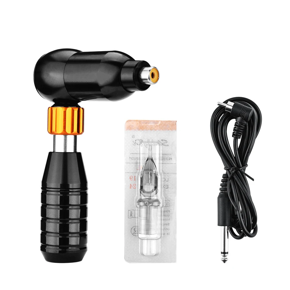 Adjustable Silent L-shaped Tattoo Gun Rotary Motor Hybrid Tattoo Machine Professional L-shaped Tattoo Gun with Cord Black
Adjustable Silent L-shaped Tattoo Gun Rotary Motor Hybrid Tattoo Machine Professional L-shaped Tattoo Gun with Cord Black