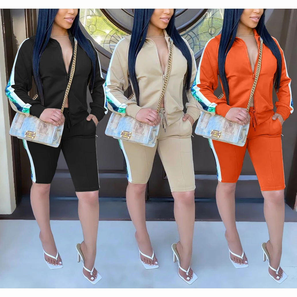 Female Sexy Streetwear Outfit Hooded Casual Sporty Zipper Women Matching Set Long Sleeve Fashion Workout Tracksuits Skinny Top
Female Sexy Streetwear Outfit Hooded Casual Sporty Zipper Women Matching Set Long Sleeve Fashion Workout Tracksuits Skinny Top