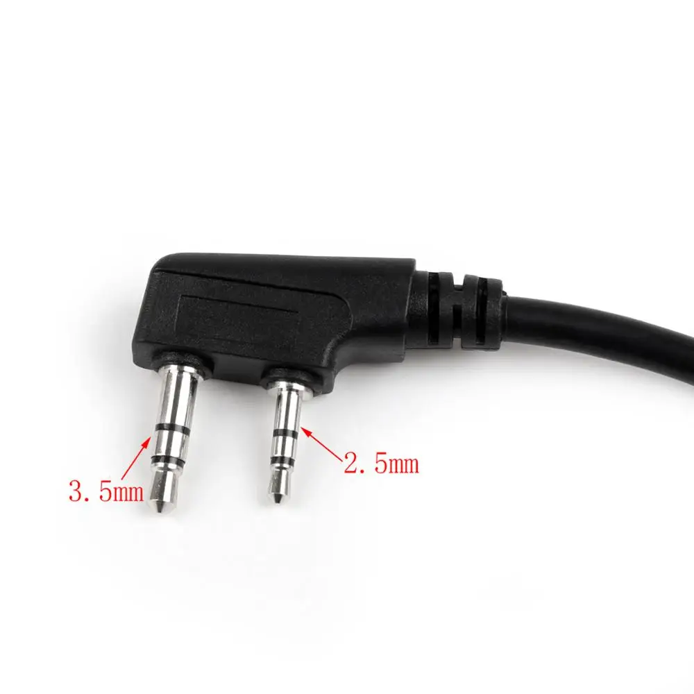 

Hot TTKK U94 PTT Replace DIY K-Head Cable for Z-Tactical TCA-SKY PELTOR COMTAC MSA EARMOR TCA TRI U94 PTT ST94