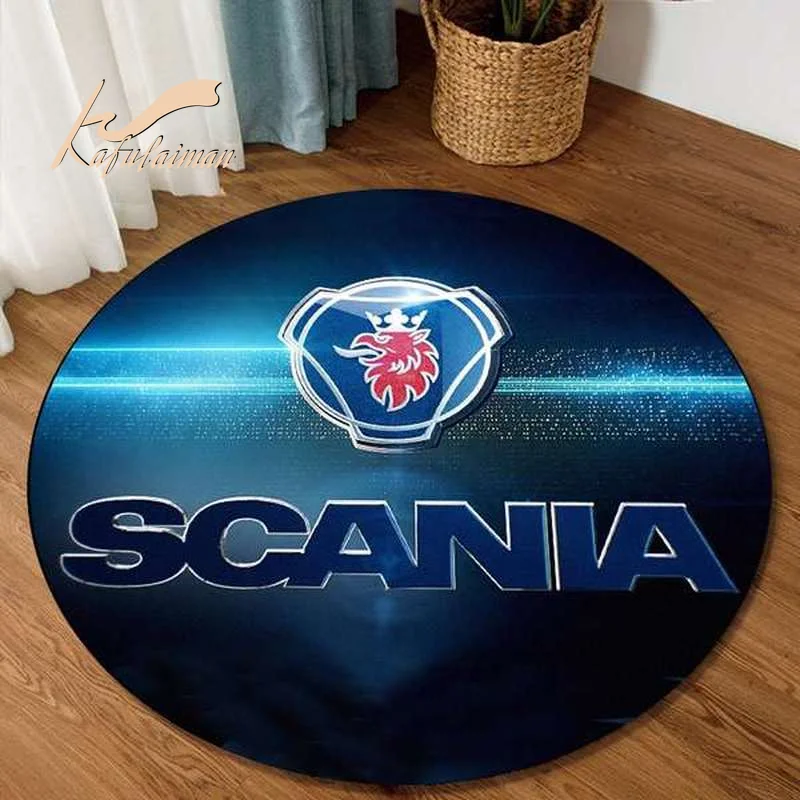 Черный Ковер Scania, круглый коврик, напольный ковер для грузовика, мягкий ковер для спальни, гостиной, круглый ковер, коврики для кухни, коврик... 
Черный Ковер Scania, круглый коврик, напольный ковер для грузовика, мягкий ковер для спальни, гостиной, круглый ковер, коврики для кухни, коврик...