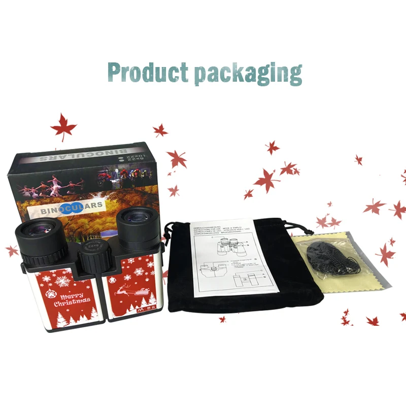 Portable Christmas Zoom Telescope 8x22 Folding Binoculars BAK4 FMC Optics Binoculars Telescope for Travelling Hunting Camping
Portable Christmas Zoom Telescope 8x22 Folding Binoculars BAK4 FMC Optics Binoculars Telescope for Travelling Hunting Camping