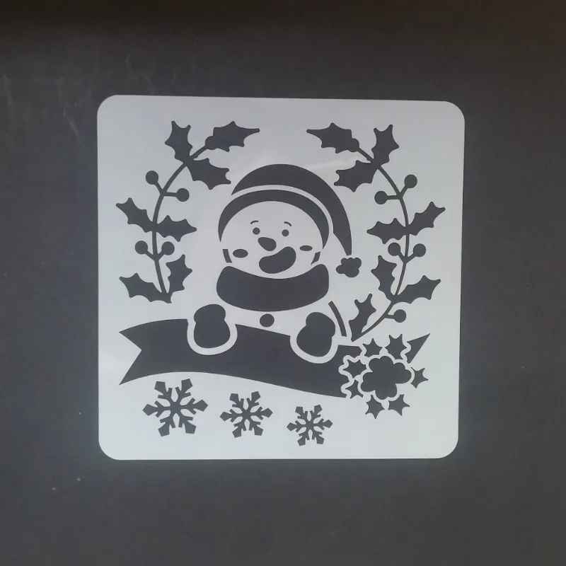 13*13 Christmas snowman pvc Layering Stencils for DIY Scrapbooking/photo album Decorative Embossing DIY Paper Cards Crafts
13*13 Christmas snowman pvc Layering Stencils for DIY Scrapbooking/photo album Decorative Embossing DIY Paper Cards Crafts