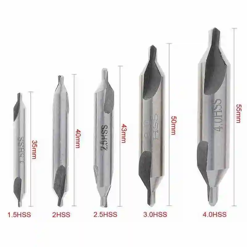 5pcs A-type Double Ended Hss Center Compound Center Speed High Drill Drill Decor Set Steel Fixed Point Home M5G4
5pcs A-type Double Ended Hss Center Compound Center Speed High Drill Drill Decor Set Steel Fixed Point Home M5G4