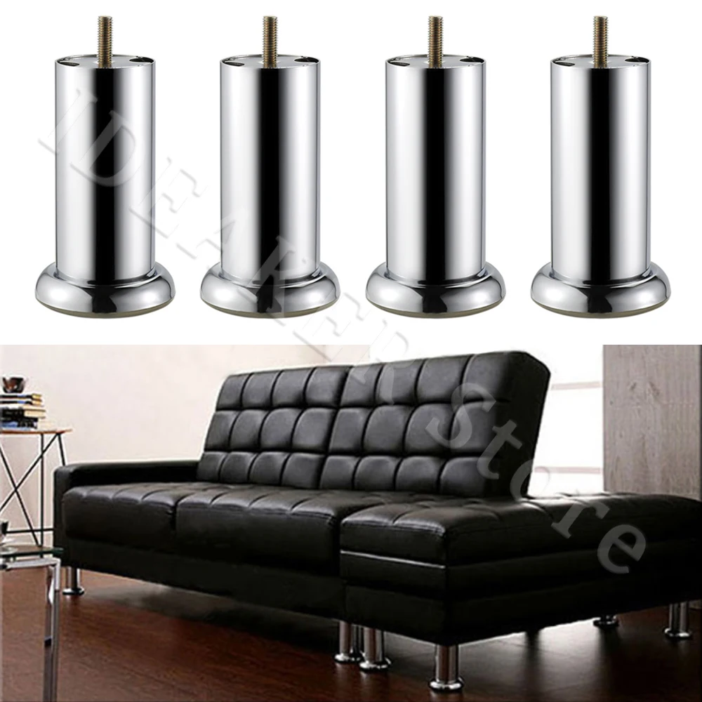 1/4Pcs Chrome-plated Metal Furniture Legs, Sofa Support Legs With M8 Screw For Office Table Cabinet TV Stand Iron Furniture Feet 
1/4Pcs Chrome-plated Metal Furniture Legs, Sofa Support Legs With M8 Screw For Office Table Cabinet TV Stand Iron Furniture Feet