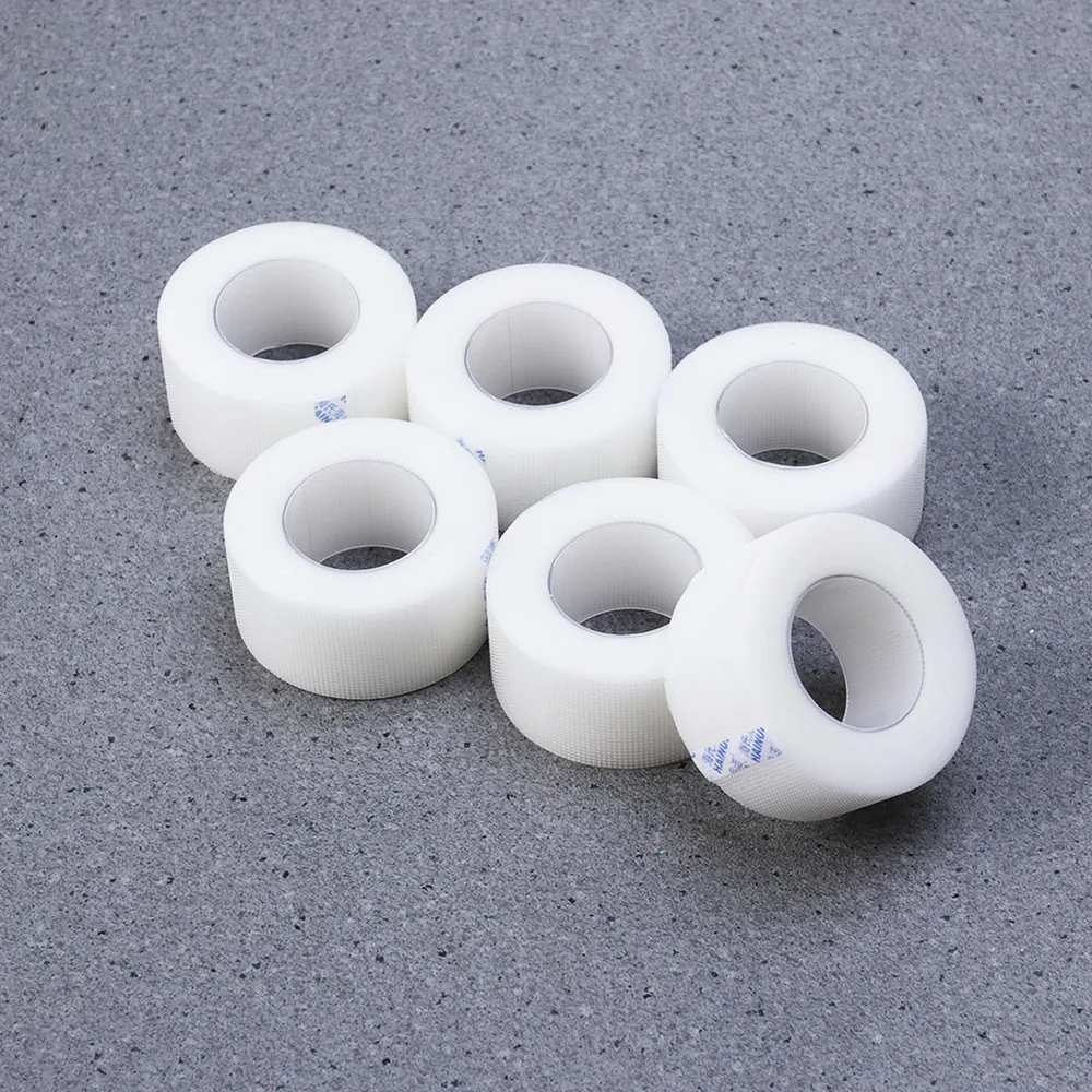 6 Rolls Medical Tape Pressure Sensitive Skin Tape Clear Surgical Tape PE Microporous First Aid Tape
6 Rolls Medical Tape Pressure Sensitive Skin Tape Clear Surgical Tape PE Microporous First Aid Tape