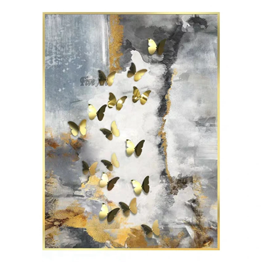 Абстрактная масляная картина с бабочками, ручная роспись, на холсте, современные настенные картины для гостиной, домашнее украшение без рам...
Абстрактная масляная картина с бабочками, ручная роспись, на холсте, современные настенные картины для гостиной, домашнее украшение без рам...