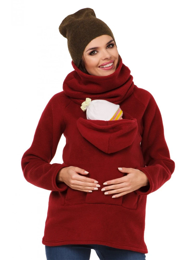 Explosive Fashion Maternity Clothes Multifunctional Kangaroo Sweatshirt Mom And Baby Wear A Coat 
Explosive Fashion Maternity Clothes Multifunctional Kangaroo Sweatshirt Mom And Baby Wear A Coat