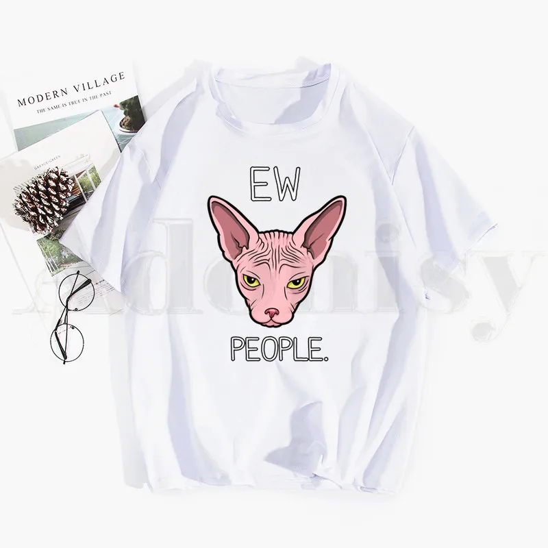 Sphynx Tshirt Hip Hop Girl Print Top Tees Harajuku Tshirts Fashion Summer T-shirt
Sphynx Tshirt Hip Hop Girl Print Top Tees Harajuku Tshirts Fashion Summer T-shirt