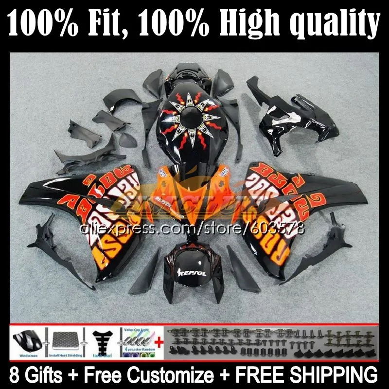Injection For HONDA CBR1000 RR CBR 1000RR 48CL.8 CBR1000RR 08 09 10 11 CBR 1000 RR CC 2008 2009 2010 2011 Fairing Repsol orange
Injection For HONDA CBR1000 RR CBR 1000RR 48CL.8 CBR1000RR 08 09 10 11 CBR 1000 RR CC 2008 2009 2010 2011 Fairing Repsol orange