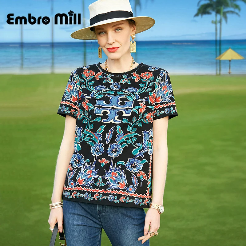 T-Shirt Women's New Summer Fashion Street Style O- Neck Short Sleeve Pullover Cotton Print Lady Top S-XL
T-Shirt Women's New Summer Fashion Street Style O- Neck Short Sleeve Pullover Cotton Print Lady Top S-XL