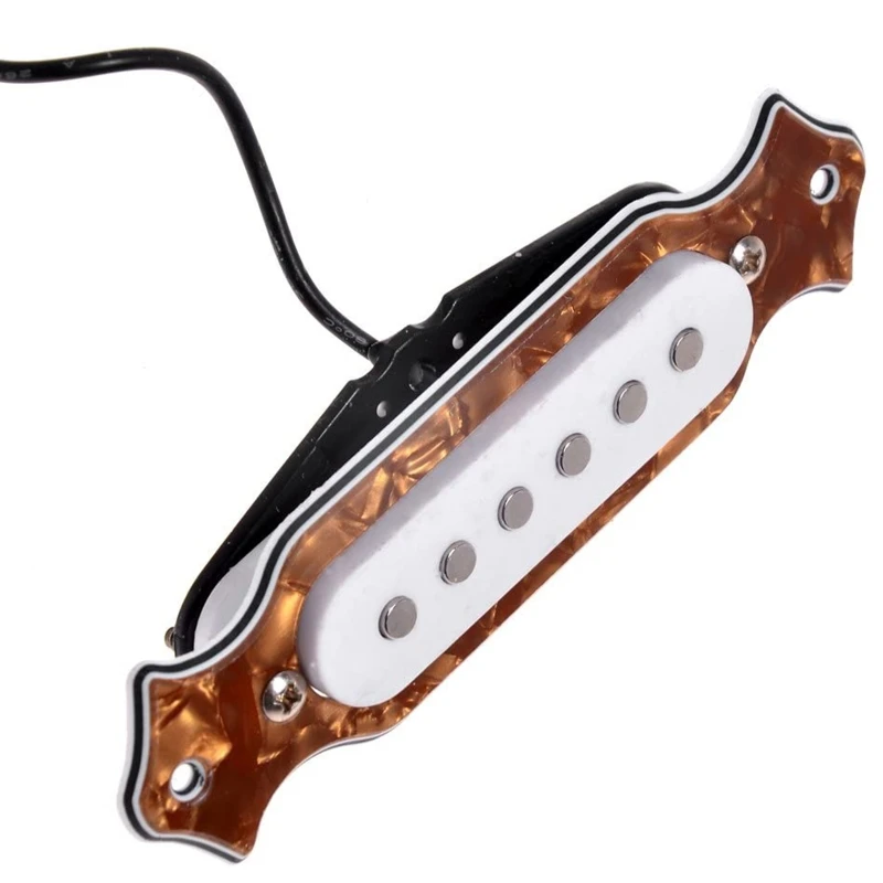 6-string Single Coil Acoustic Guitar Soundhole Pickup with Volume & Tone Pots
6-string Single Coil Acoustic Guitar Soundhole Pickup with Volume & Tone Pots