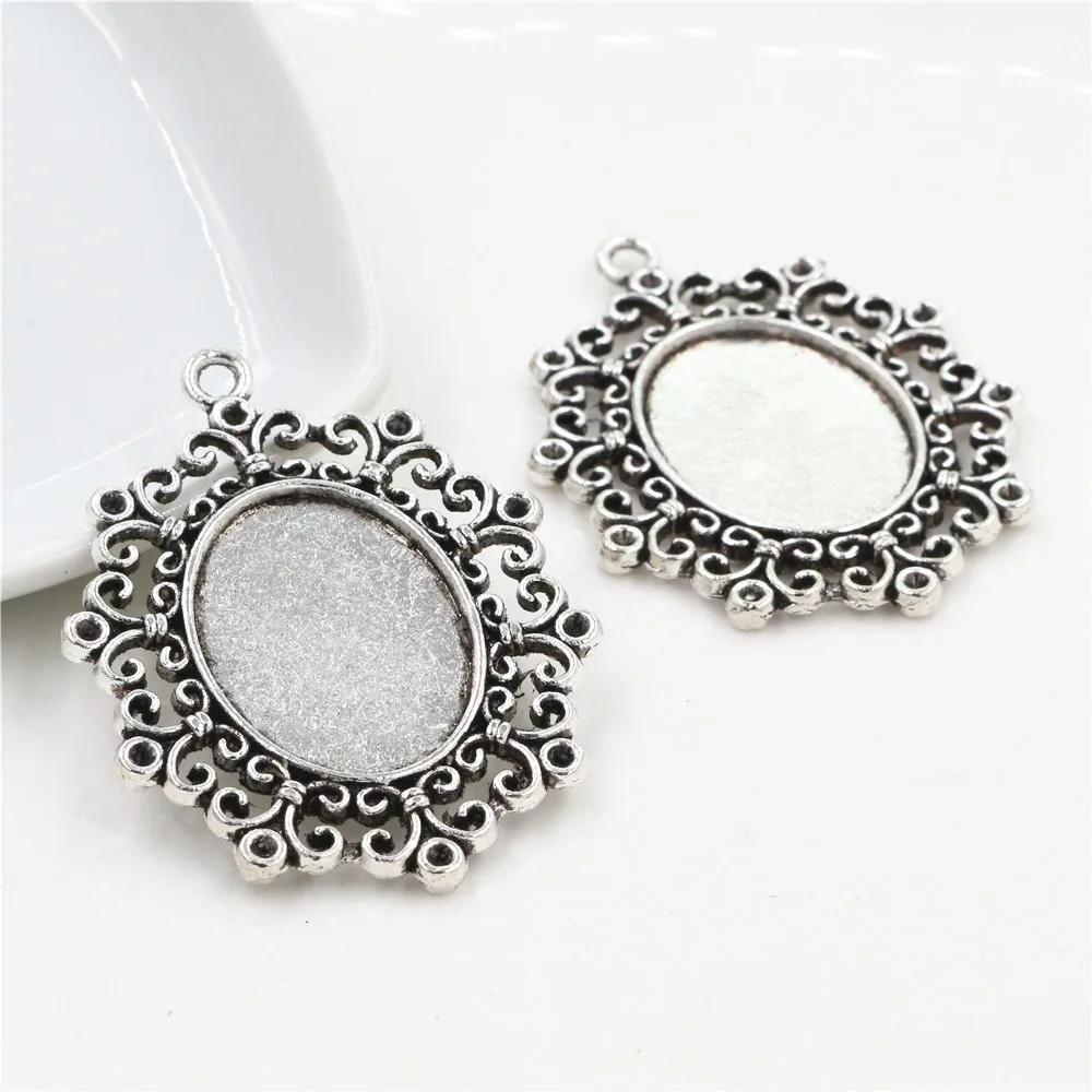 5pcs 18x25mm Inner Size Black Antique Silver Plated Fashion Style Cameo Cabochon Base Setting Charms Pendant necklace findings
5pcs 18x25mm Inner Size Black Antique Silver Plated Fashion Style Cameo Cabochon Base Setting Charms Pendant necklace findings
