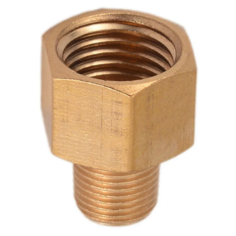 Universal Brass BSP-NPT Adapter 1/8" Male BSPT To 1/4" Female NPT Brass Pipe Fitting Tool Auto Repair Tools Accessories
Universal Brass BSP-NPT Adapter 1/8" Male BSPT To 1/4" Female NPT Brass Pipe Fitting Tool Auto Repair Tools Accessories