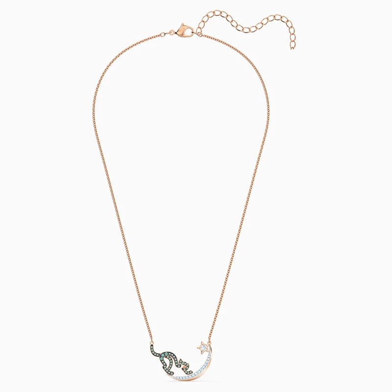 Fashionable SWA New CATTITUDE Necklace Rose Gold Cute Exquisite Cat Moon and Star Shape Romantic Luxury Birthday Gift for Lady
Fashionable SWA New CATTITUDE Necklace Rose Gold Cute Exquisite Cat Moon and Star Shape Romantic Luxury Birthday Gift for Lady