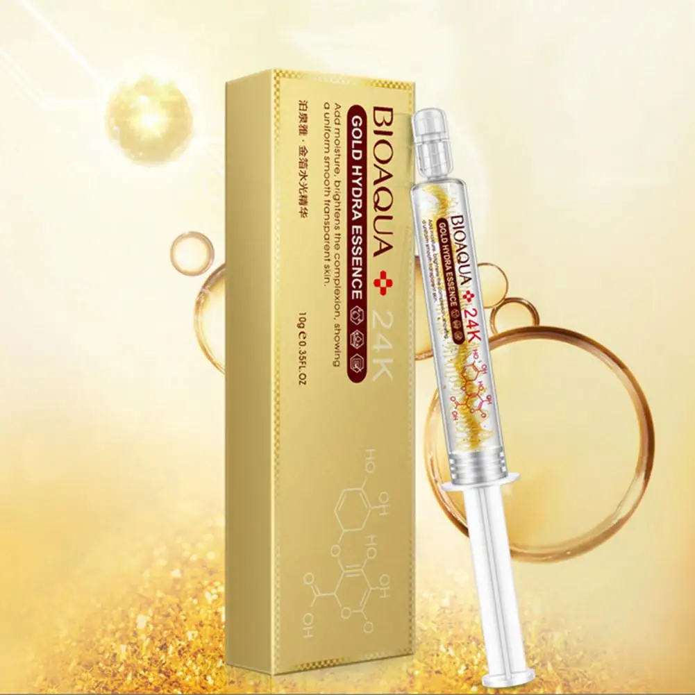 24K Gold Hyaluronic Acid Injection Face Serum Liquid Tights Anti-Wrinkle Anti Aging Collagen Facail Essence Moisturizing
24K Gold Hyaluronic Acid Injection Face Serum Liquid Tights Anti-Wrinkle Anti Aging Collagen Facail Essence Moisturizing