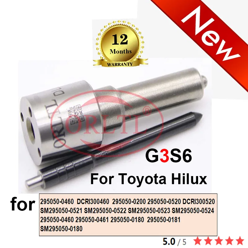 295050-0200 2950500200 DCRI300460 295050-0200 295050-0520 DCRI300520Auto Fuel Injector Nozzle G3S6 For Toyota Hilux
295050-0200 2950500200 DCRI300460 295050-0200 295050-0520 DCRI300520Auto Fuel Injector Nozzle G3S6 For Toyota Hilux