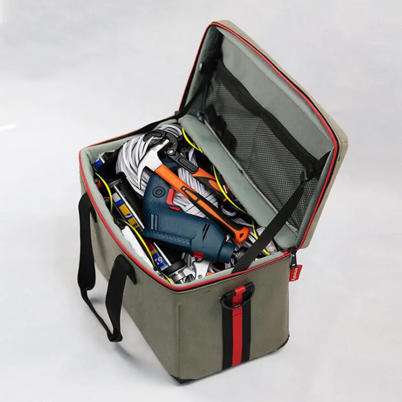 Multi-Function Tool Bag 600D Oxford Cloth Electrician Bag, Multi-Pocket Waterproof Anti-Fall Hardware Repair Tool Storage Bag
Multi-Function Tool Bag 600D Oxford Cloth Electrician Bag, Multi-Pocket Waterproof Anti-Fall Hardware Repair Tool Storage Bag