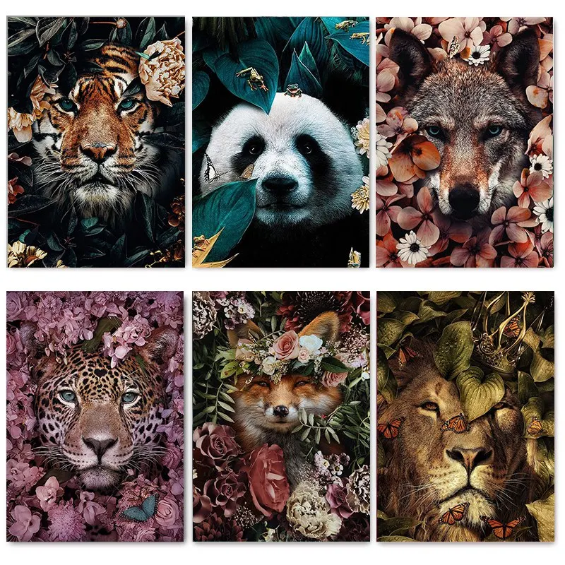 Tiger Lion Panda Elephant White Coated Child Poster Wall Art Picture Print Forest Animal Painting Nordic Kid Baby Bedroom Decor
Tiger Lion Panda Elephant White Coated Child Poster Wall Art Picture Print Forest Animal Painting Nordic Kid Baby Bedroom Decor