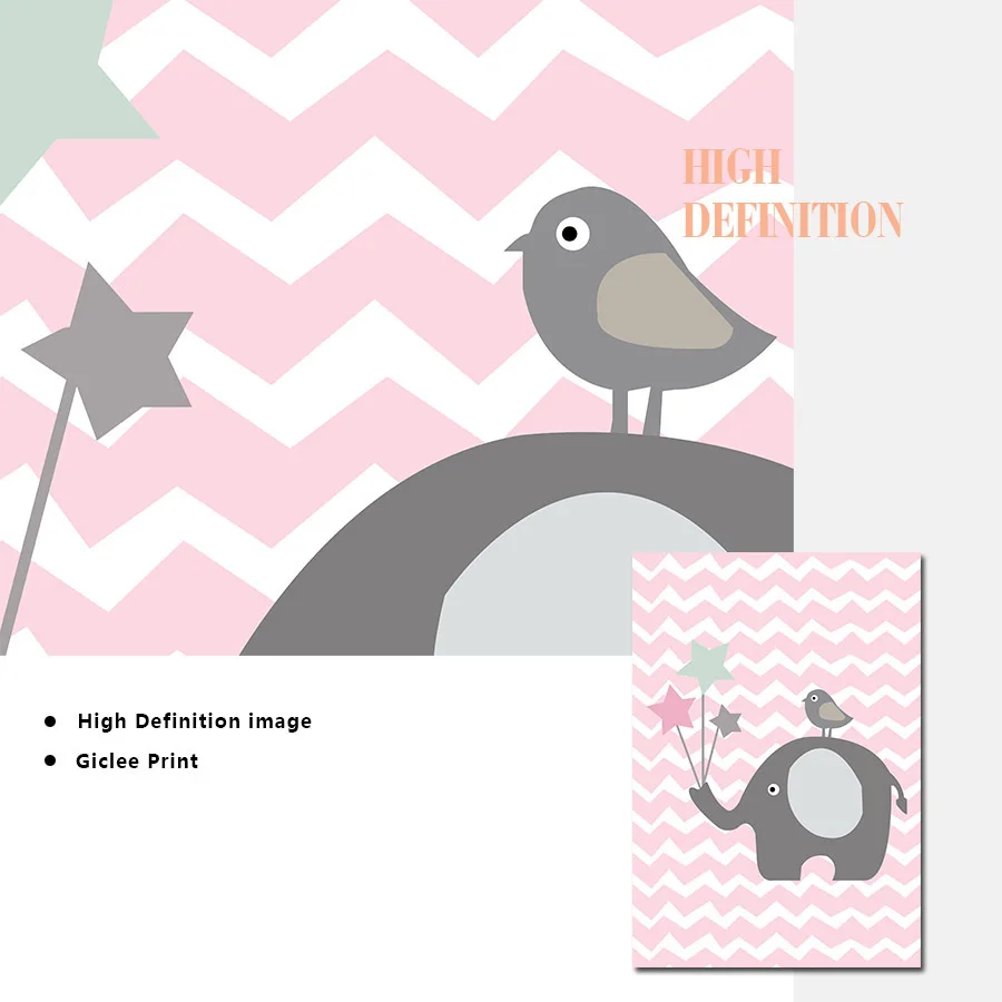 Pink Cloud Elephant Canvas Art Posters Nursery Prints Cartoon Minimalist Painting Nordic Boys Girls Bedroom Decoration 
Pink Cloud Elephant Canvas Art Posters Nursery Prints Cartoon Minimalist Painting Nordic Boys Girls Bedroom Decoration